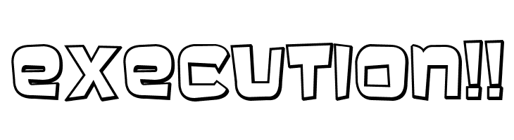 BaveuseThreeD-Regular  Free Fonts Download