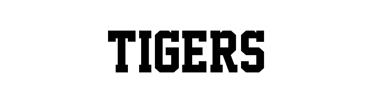 TIGERS Academic M54 Font