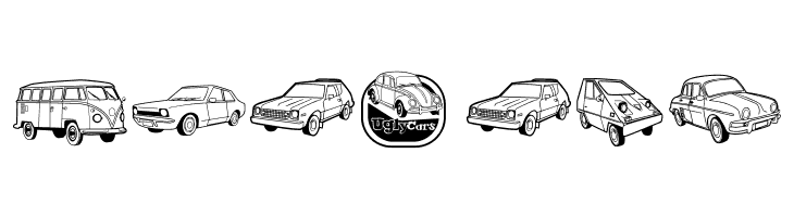 Ugly Cars  Free Fonts Download