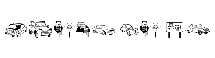 Ugly Cars  Free Fonts Download