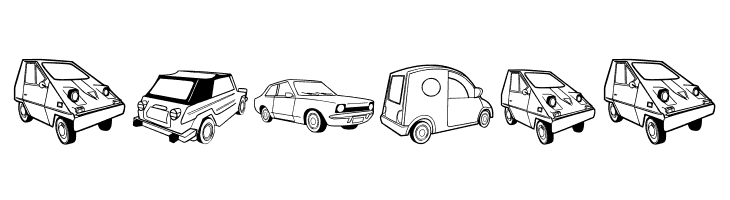 Ugly Cars  Free Fonts Download