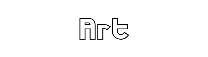 Futurex Phat Outline  Free Fonts Download