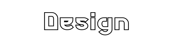 Futurex Phat Outline  Free Fonts Download