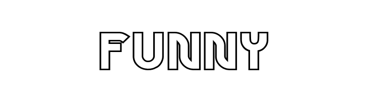 Futurex Phat Outline  Free Fonts Download