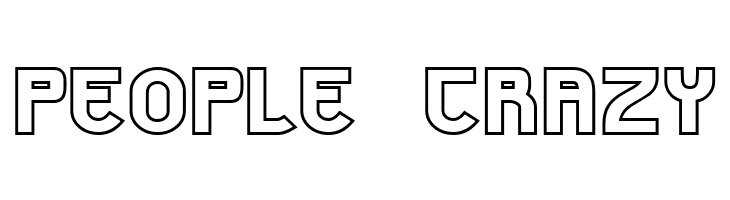 Futurex Phat Outline  Free Fonts Download