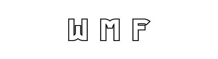 Futurex Phat Outline  Free Fonts Download
