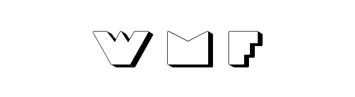 DeLarge Shadow  Free Fonts Download