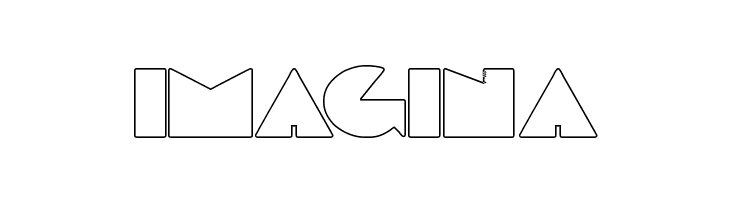 DeLarge Outline  Free Fonts Download