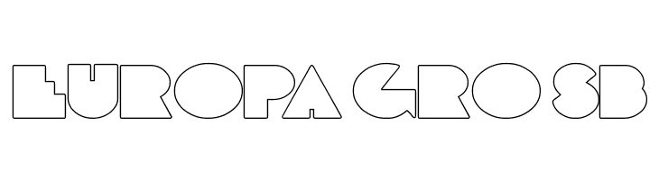 DeLarge Outline  Free Fonts Download
