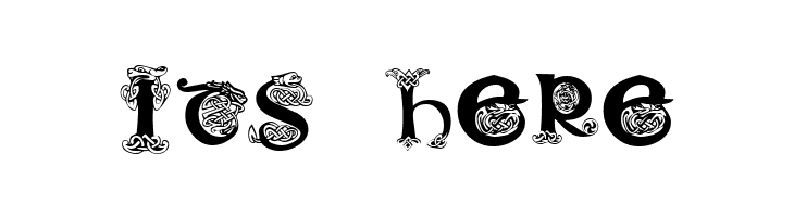 KR Keltic One  Free Fonts Download