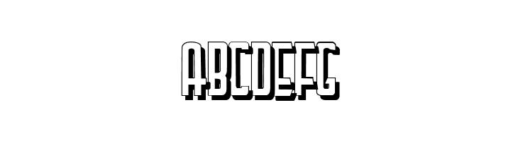 LetteringDecoShadow  Free Fonts Download