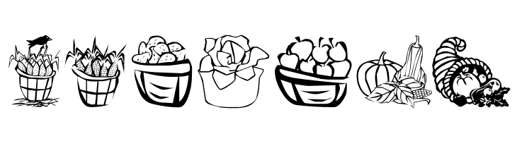 LCR Autumn Harvest Dings  Free Fonts Download