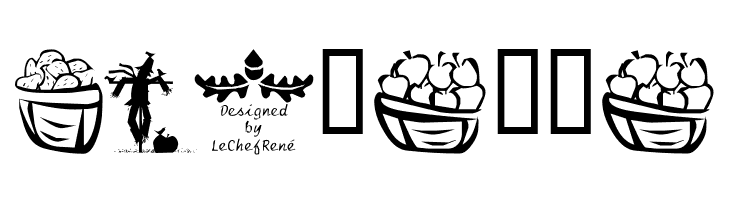 LCR Autumn Harvest Dings  Free Fonts Download