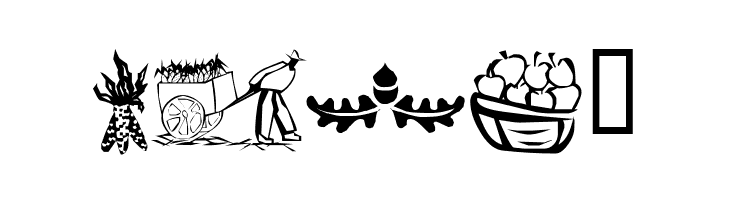 LCR Autumn Harvest Dings  Free Fonts Download