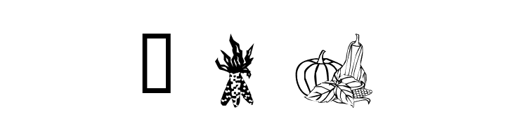 LCR Autumn Harvest Dings  Free Fonts Download