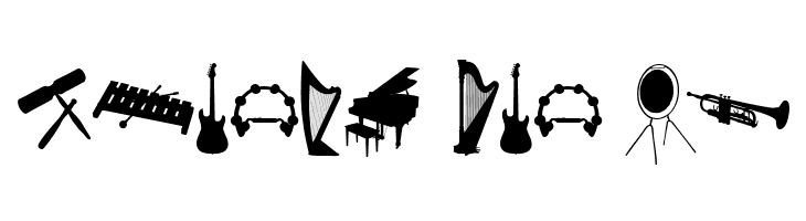 WC Musica Bta  Free Fonts Download