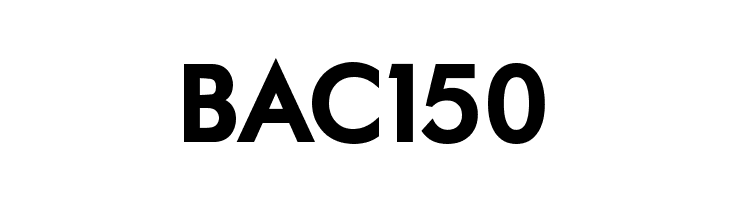 BAC150 Motor Oil 1937 M54 Font