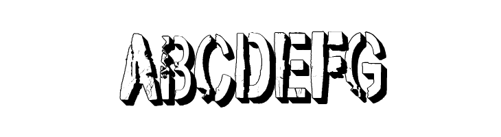 vtks army 3d  Free Fonts Download