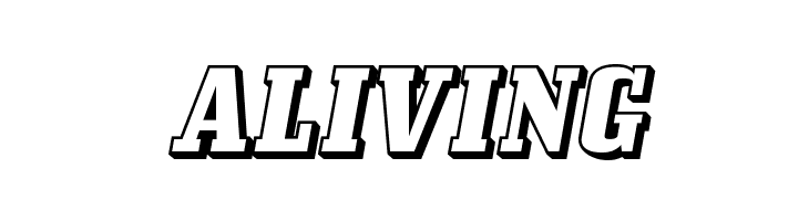 BullpenThreeD-Regular  Free Fonts Download