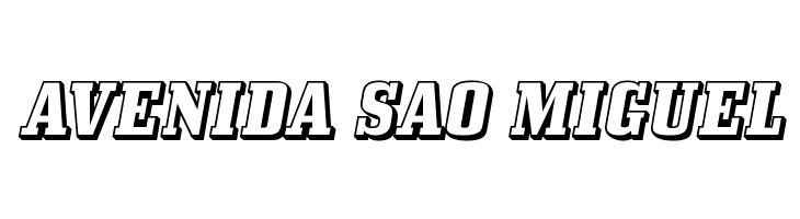 BullpenThreeD-Regular  Free Fonts Download