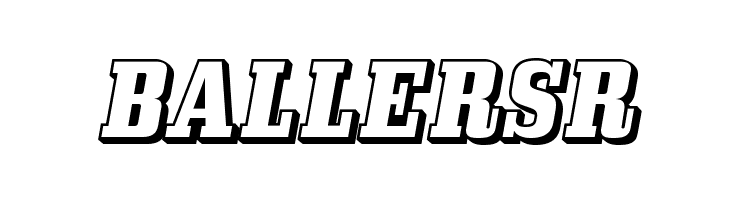 BullpenThreeD-Regular  Free Fonts Download