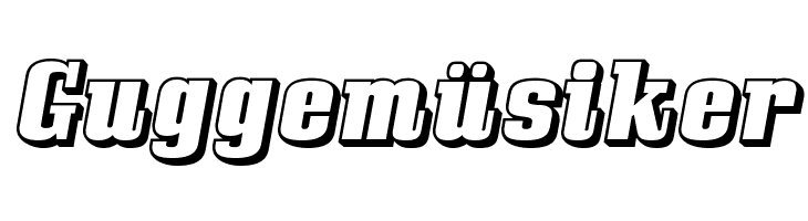 BullpenThreeD-Regular  Free Fonts Download