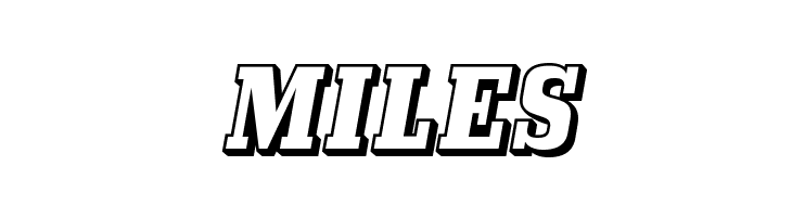 BullpenThreeD-Regular  Free Fonts Download