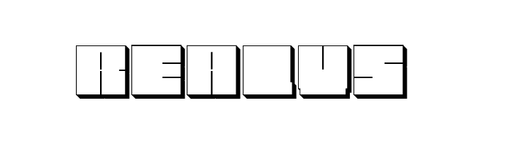 Blockman-outlined  Free Fonts Download