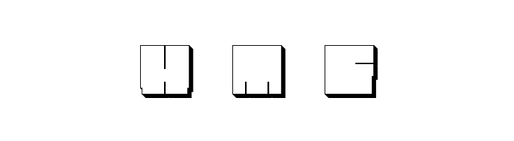 Blockman-outlined  Free Fonts Download