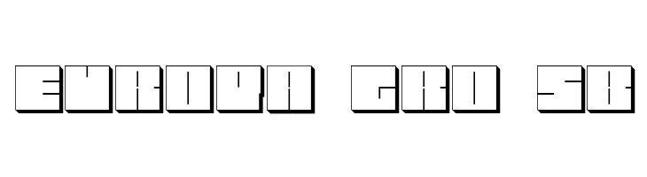 Blockman-outlined  Free Fonts Download