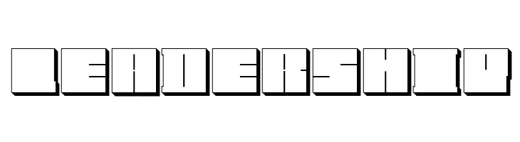 Blockman-outlined  Free Fonts Download