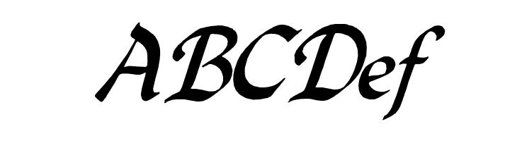 QuillOblique  Free Fonts Download