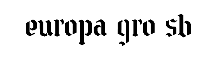 Goth Stencil 2  Free Fonts Download
