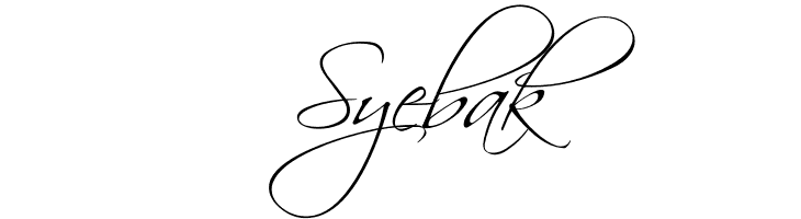 Syebak Scriptina Pro Font