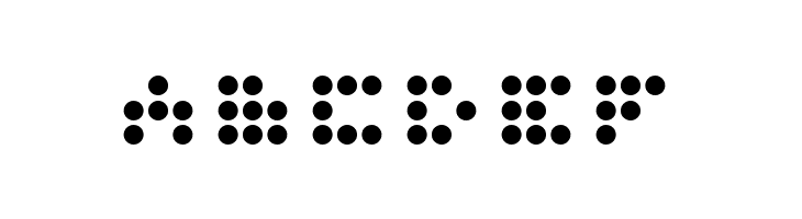 3x3 dots Bold  Free Fonts Download