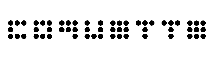 3x3 dots Bold  Free Fonts Download