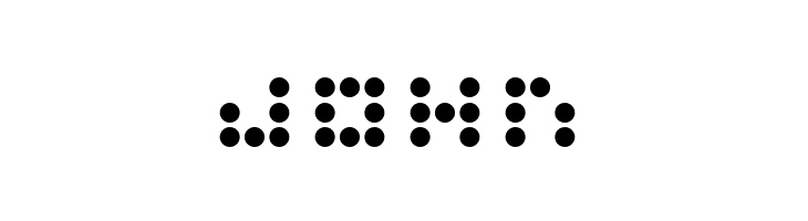 3x3 dots Bold  Free Fonts Download