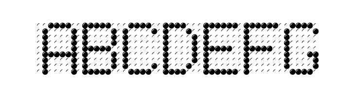 LED BOARD REVERSED  Free Fonts Download