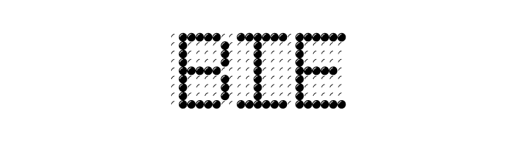 LED BOARD REVERSED  Free Fonts Download