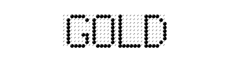 LED BOARD REVERSED  Free Fonts Download