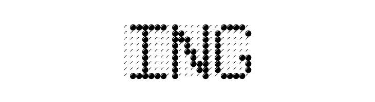 LED BOARD REVERSED  Free Fonts Download