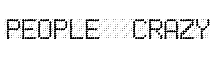 LED BOARD REVERSED  Free Fonts Download