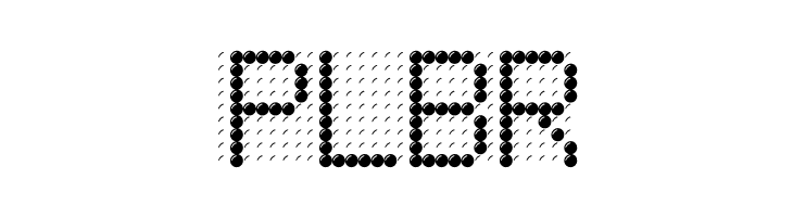 LED BOARD REVERSED  Free Fonts Download