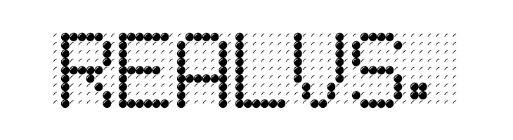 LED BOARD REVERSED  Free Fonts Download