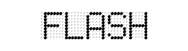 LED BOARD REVERSED  Free Fonts Download