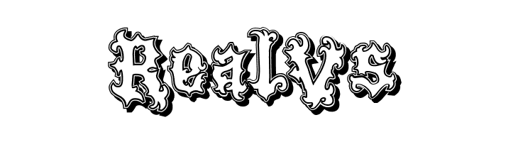 VTKS Tattoo Shadow  Free Fonts Download