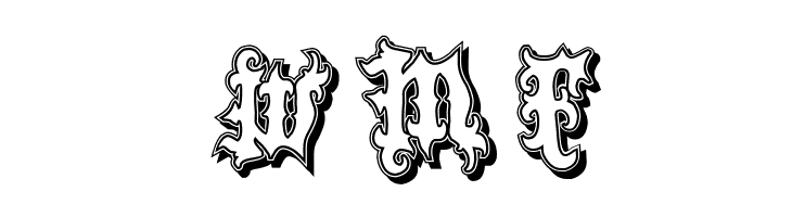 VTKS Tattoo Shadow  Free Fonts Download