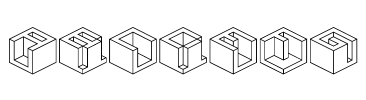 Qbicle 3 BRK  Free Fonts Download