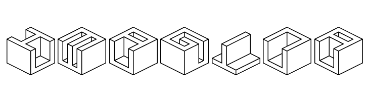 Qbicle 3 BRK  Free Fonts Download