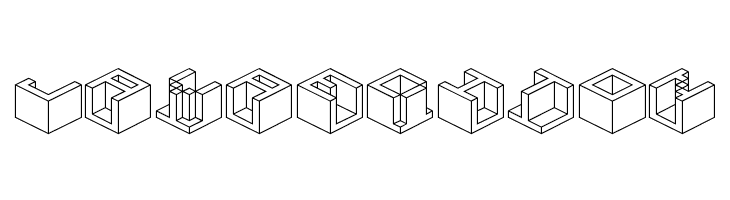 Qbicle 3 BRK  Free Fonts Download